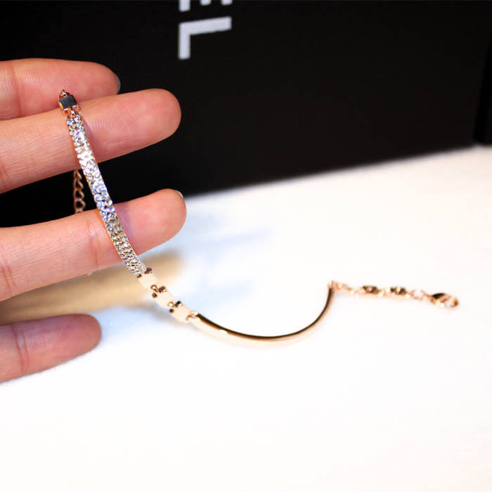 Zirconia Crystal Adjustable Bracelet