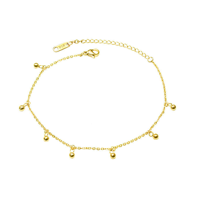 Charm Ball Gold and Silver Anklet