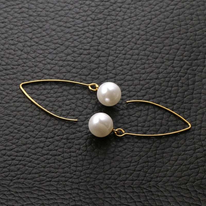 Pearl Drop 18K Gold Plated Earrings