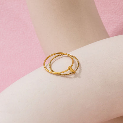2pc/set Dainty Ring | 18K Gold Plated