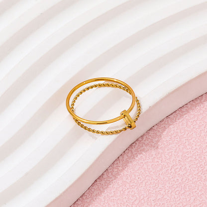 2pc/set Dainty Ring | 18K Gold Plated