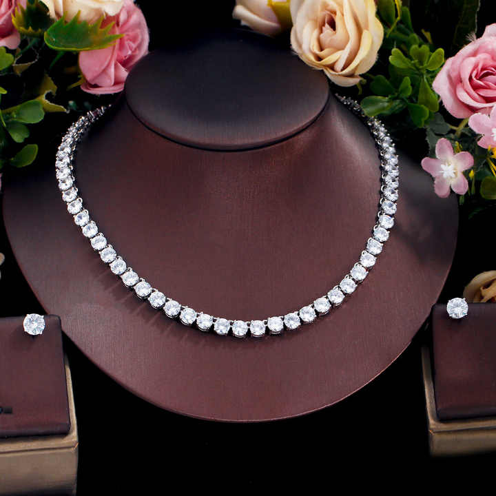 Tennis Jewellery Set | Cubic Zirconia