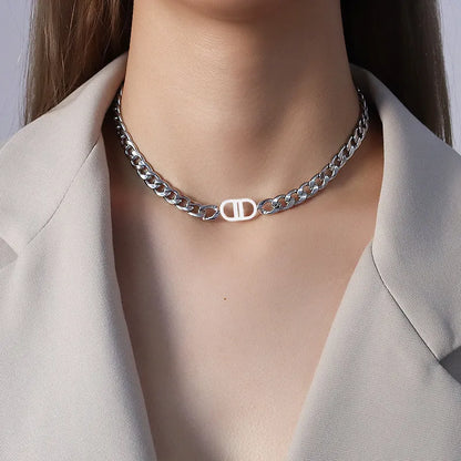 Cuban Curb Link Chain Necklace & Bracelet