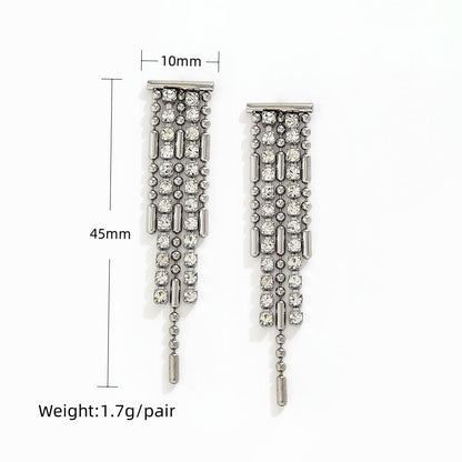 Bead Curtains Tassel Earrings | 18K Gold Plated