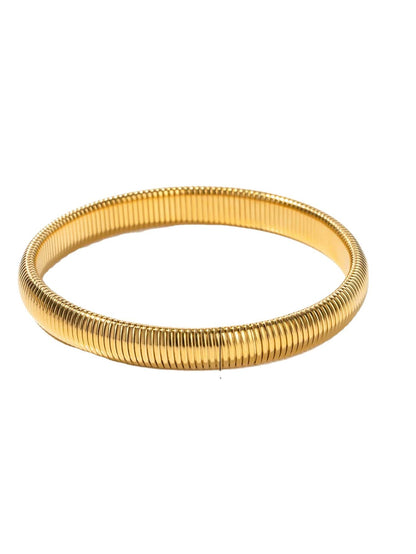 Snake Chain Elastic Bracelet | 18K Gold Plated