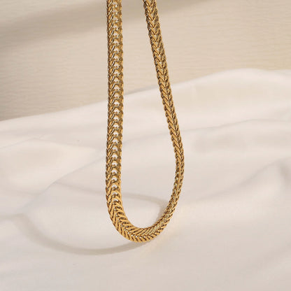 Chunky Knit Style Necklace and Bracelet