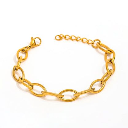 Marquise Chain Bracelet | 18K Gold Plated
