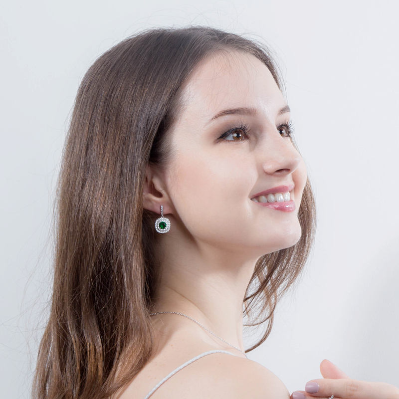 Micro Paved Drop Earrings | Cubic Zirconia