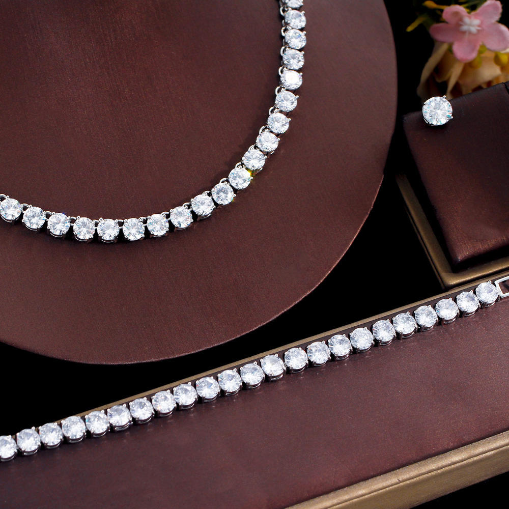 Tennis Jewellery Set | Cubic Zirconia