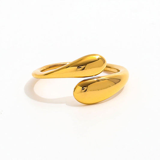 Arc Hug Style Ring | 18K Gold Plated
