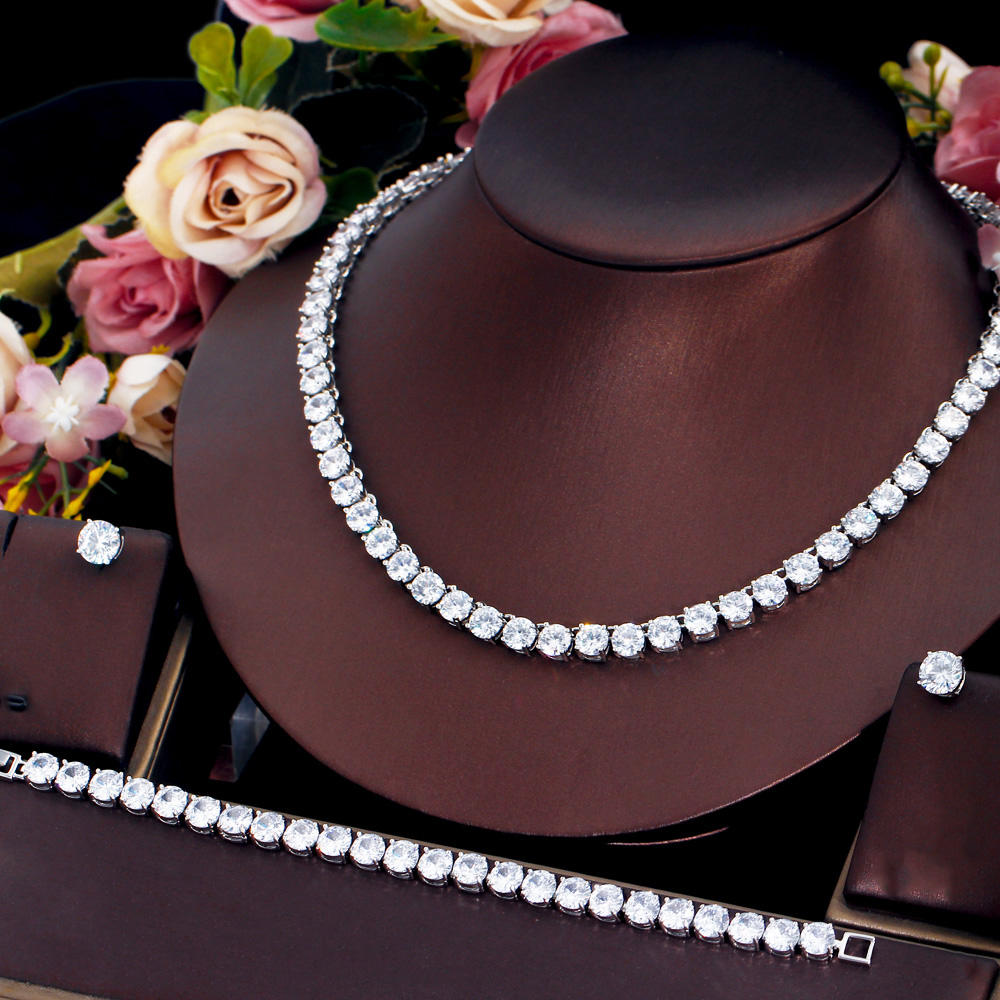 Tennis Jewellery Set | Cubic Zirconia
