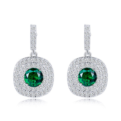 Micro Paved Drop Earrings | Cubic Zirconia
