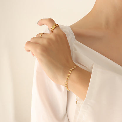 Carambola Chain Bracelet | 18K Gold Plated