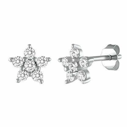 Pentastar Stud Earrings | 925 Sterling Silver