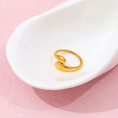 Arc Hug Style Ring | 18K Gold Plated