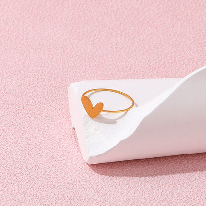 Dainty Heart Ring | 18K Gold Plated