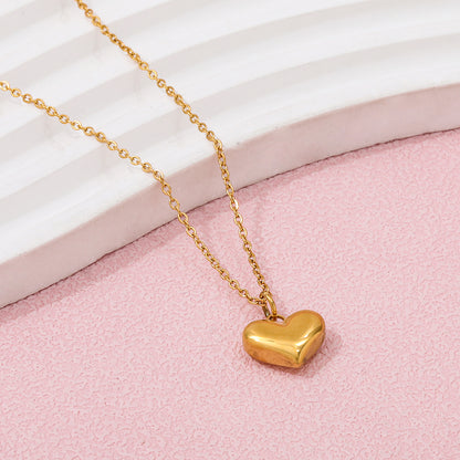 Heart Pendant Necklace | 18K Gold Plated