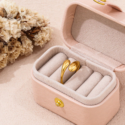 Arc Hug Style Ring | 18K Gold Plated