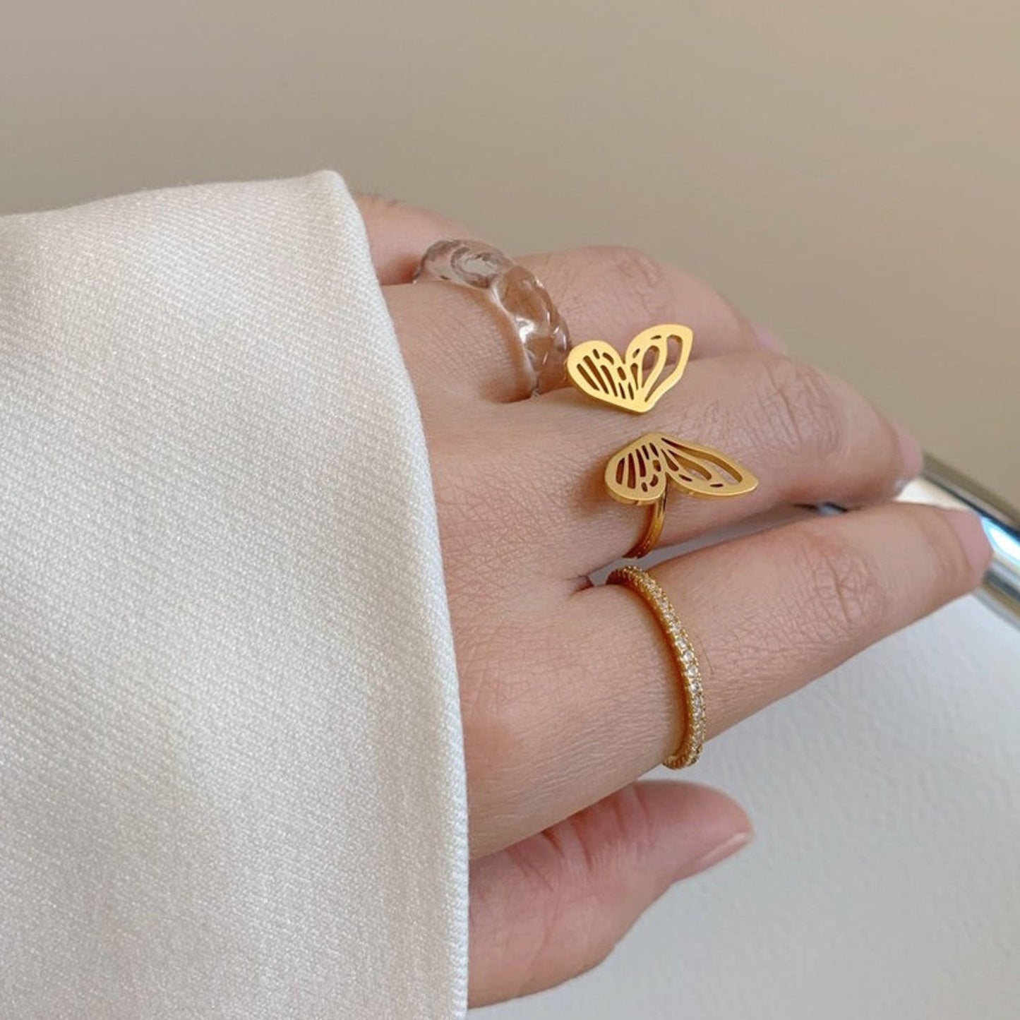 Butterfly Ring | 18K Gold Plated