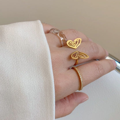Butterfly Ring | 18K Gold Plated