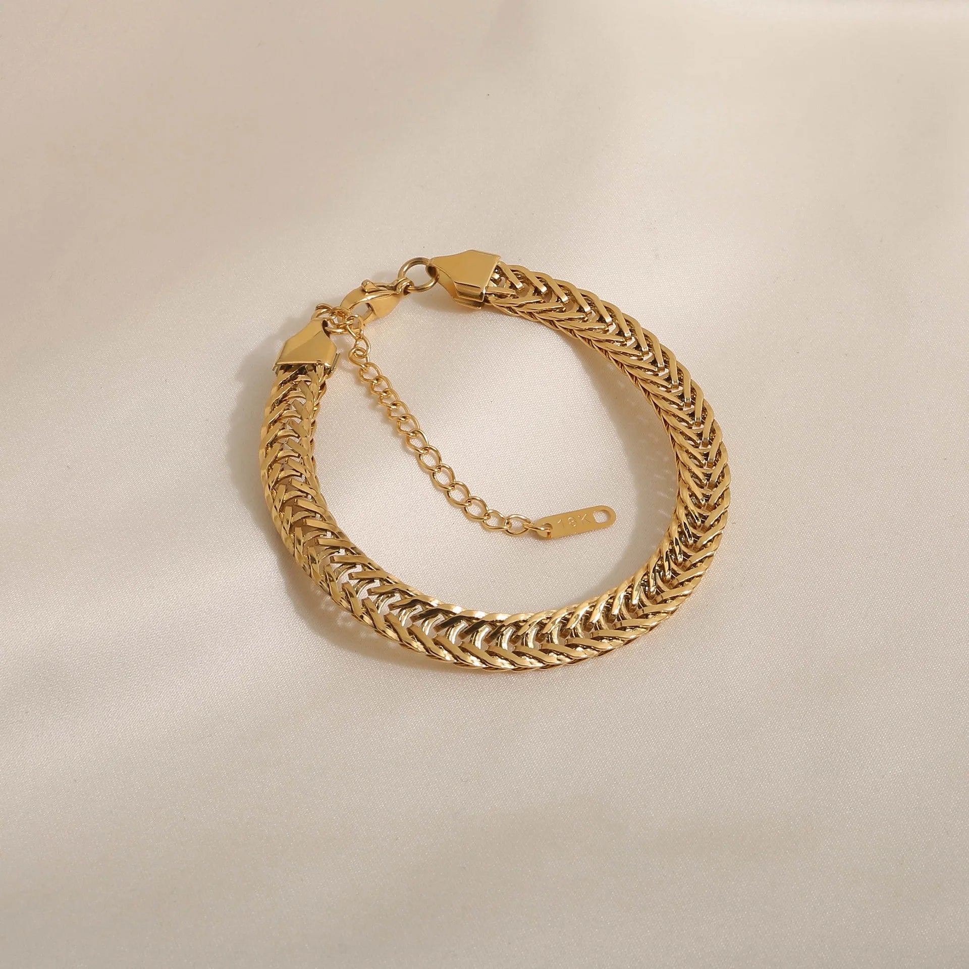 Chunky Knit Style Necklace and Bracelet