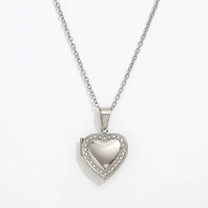 Heart Locket Necklace | 18K Gold Plated