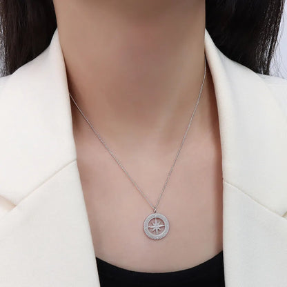 North Star 18K Gold Plated Pendant Necklace