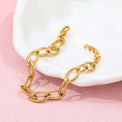Marquise Chain Bracelet | 18K Gold Plated