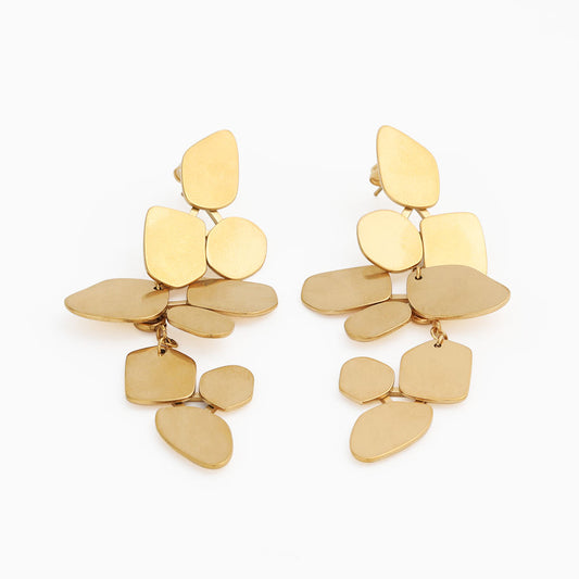 Statement Dangle Earrings | 18K Gold Plated