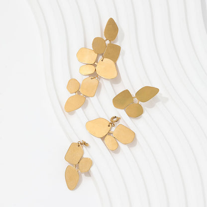 Statement Dangle Earrings | 18K Gold Plated
