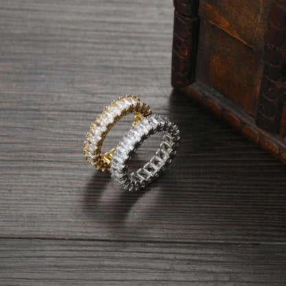Eternity Cubic Zirconia Band Rings