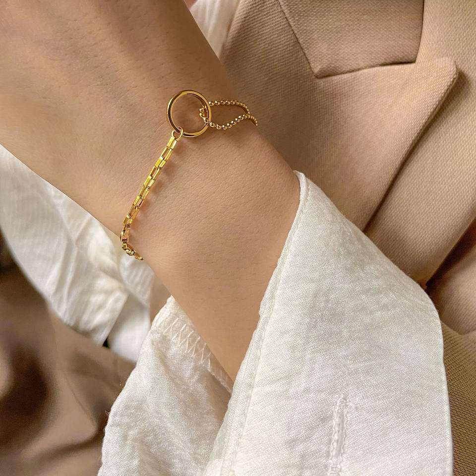 Kendra Scott Elaina Adjustable Chain Bracelet - Gold Lilac Abalone – The  English Rose Boutique