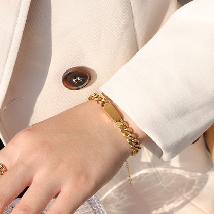 Cuban Necklace &amp; Bracelet | 18K Gold Plated