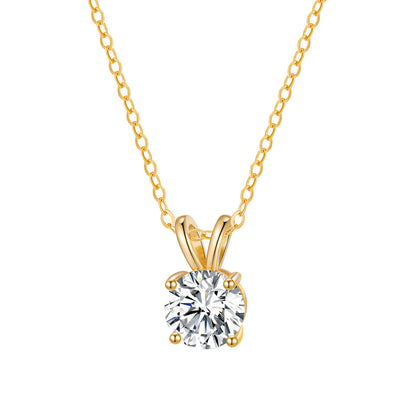 Cubic Zirconia Necklace Stainless Steel