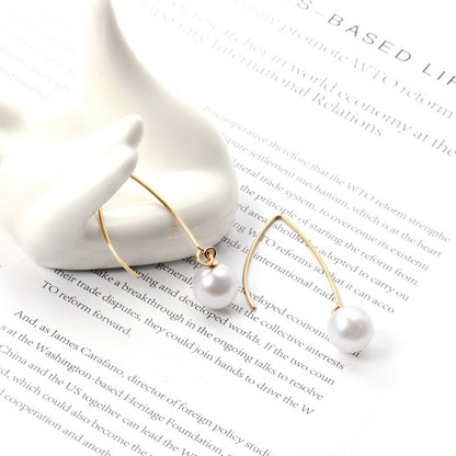 Pearl Drop 18K Gold Plated Earrings