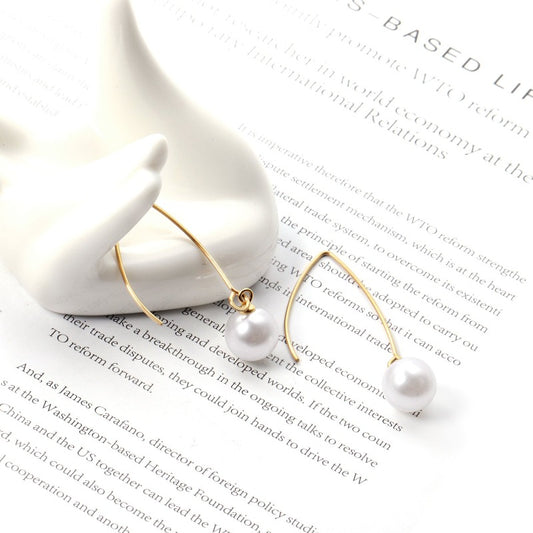 Pearl Drop 18K Gold Plated Earrings