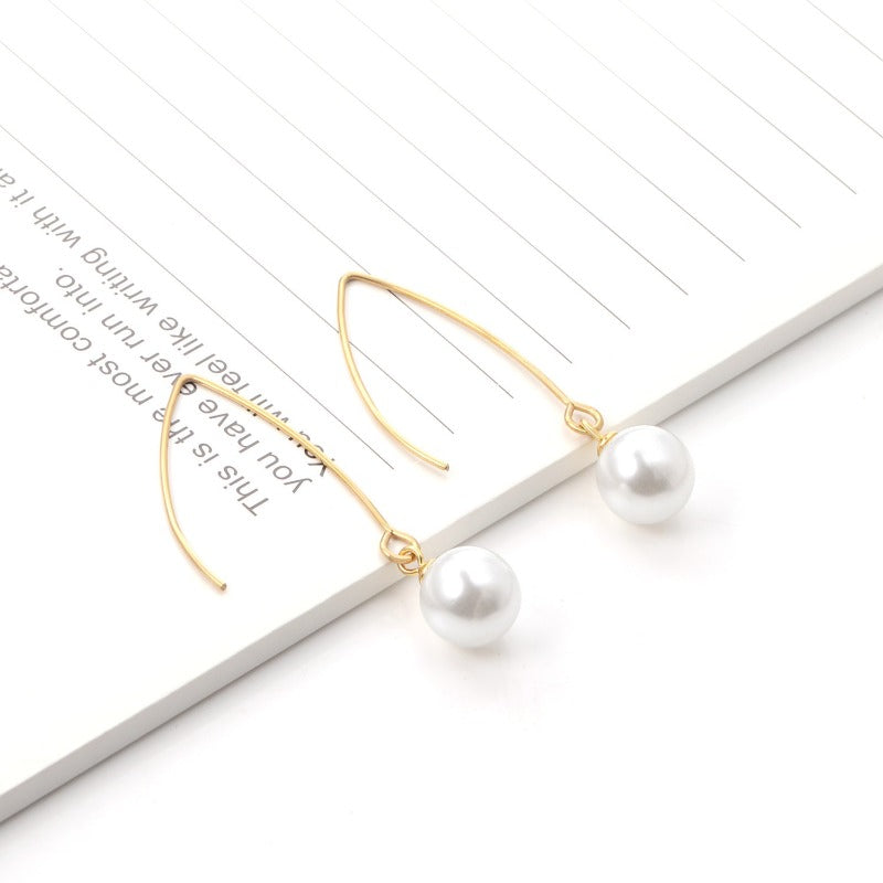 Pearl Drop 18K Gold Plated Earrings