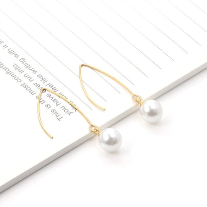 Pearl Drop 18K Gold Plated Earrings
